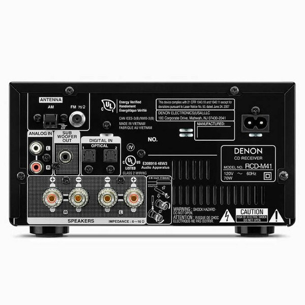 Main product image for Denon DM-41SBK Micro Hi-Fi Stereo System with CD Player245-4026
